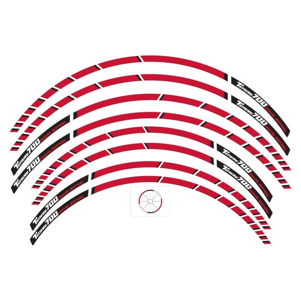 Kit de bandes adhésives pour jantes moto compatibles Yamaha Tenere 700 Travel Edition