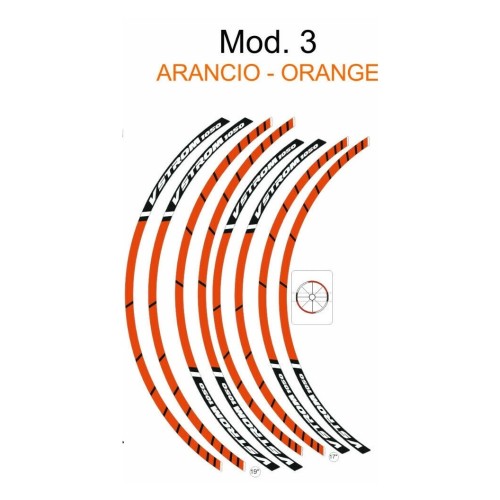 Kit Strisce Adesive per Cerchi moto Suzuki V-Strom 1050 2