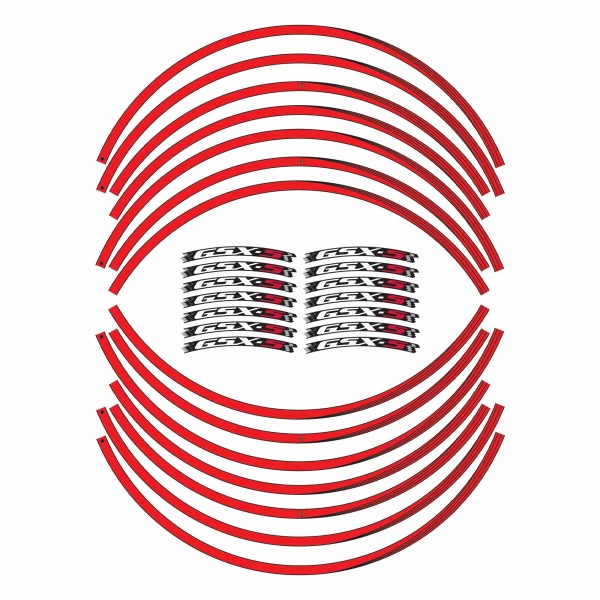 Klebestreifen-Kit für 17" Felgen passend für Suzuki GSXS 750-1000