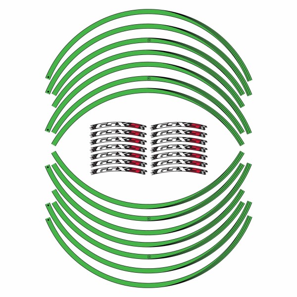 Kit de bandas adhesivas para llantas de 17" compatibles con Suzuki GSXS 750-1000