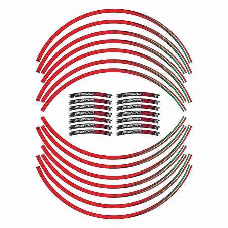 Kit de rayas adhesivas para motos compatibles BMW F900XR tuning pegatinas llantas XR 17