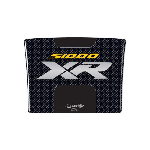 PARASERBATOIO 3D ADESIVO SERBATOIO compatibile per MOTO BMW S1000XR TRIPLE BLACK 