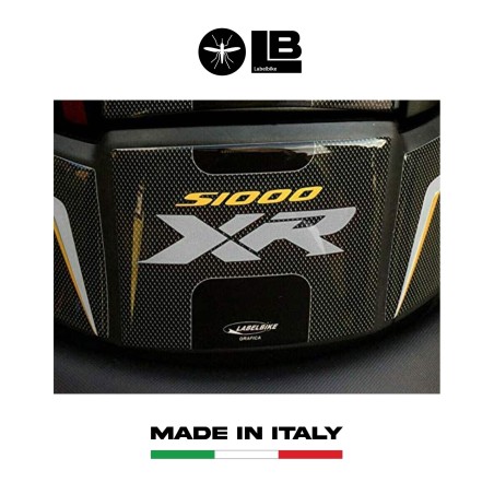 SELLADO DE BOTELLA ADHESIVO 3D compatible para BMW S1000XR TRIPLE BLACK MOTO