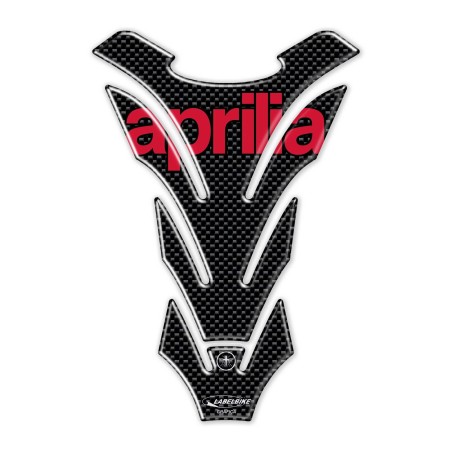 ADHESIVOS DE PROTECCIÓN DE DEPÓSITO DE CARBONO 3D para MOTO APRILIA ROJO