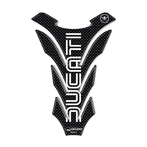 ADHESIVE 3D CARBON TANK PARASTER Compatible MOTO DUCATI OLD Style