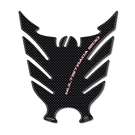 PROTECTOR DE DEPÓSITO PEGATINAS 3D RESINA CARBONO MOTO DUCATI MULTISTRADA 1200 2010-2014