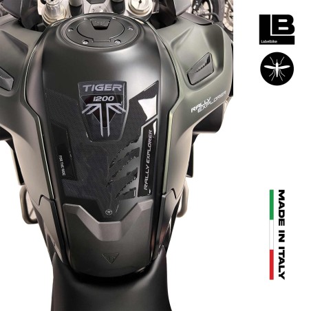 Paraserbatoio Adesivo 3D compatibile con Triumph Tiger 1200 Rally Explorer 2023
