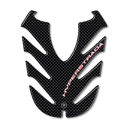 CARBONE 3D GEL ADHESIVE SEAL compatible avec DUCATI HYPERSTRADA MOTORCYCLE