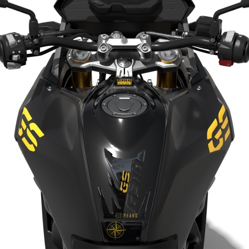 Protecteur de réservoir moto 3D adhésif compatible avec BMW G 310 GS 40th anniversary 2017-2023