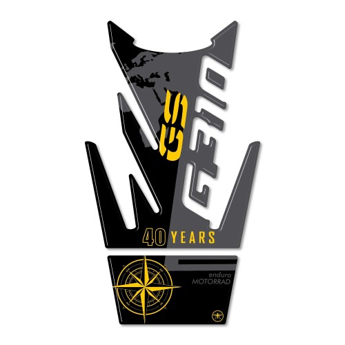 Selbstklebender 3D Motorradtankschutz passend für BMW G 310 GS 40. Geburtstag 2017-2023 2