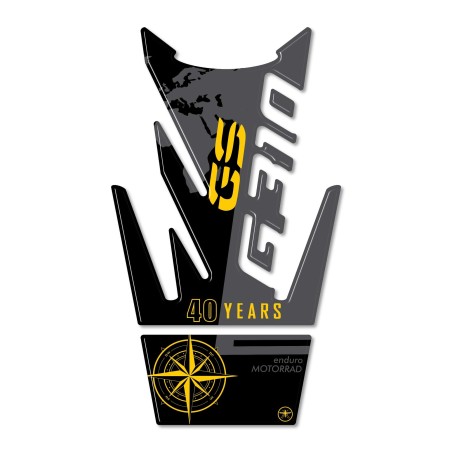 Adhesive 3D motorbike tank protector compatible with BMW G 310 GS 40th anniversary 2017-2023