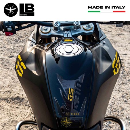 Protecteur de réservoir moto 3D adhésif compatible avec BMW G 310 GS 40th anniversary 2017-2023