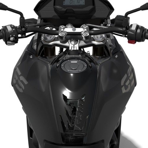 Paraserbatoio Adesivo 3D moto compatibile con BMW G 310 GS Triple Black 2017-23