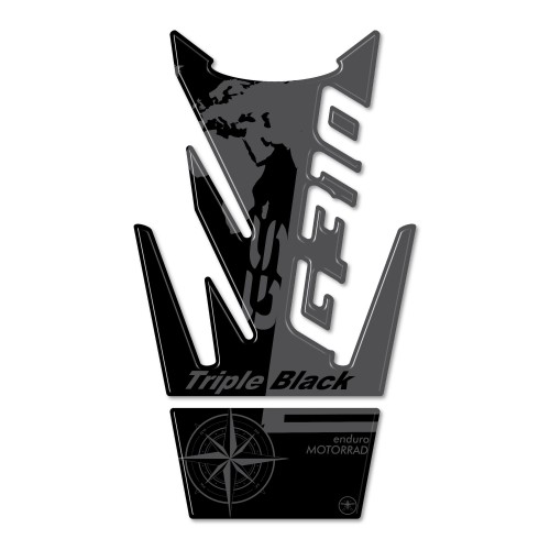 Paraserbatoio Adesivo 3D moto compatibile con BMW G 310 GS Triple Black 2017-23 2