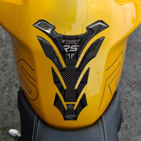 Paraserbatoio Adesivo 3D moto compatibile con Triumph Street Triple 765 RS 2023