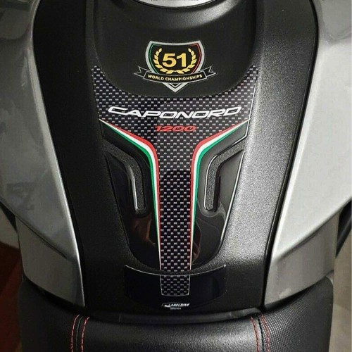 3D ADHESIVE PANEL SEAL for MOTORCYCLE TANK compatible APRILIA CAPONORD 1200