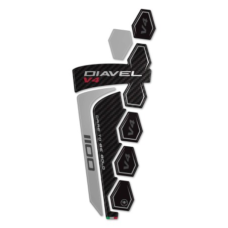 3D Adhesivo Guardabarros Motocicleta compatible con Ducati Diavel v4 2023