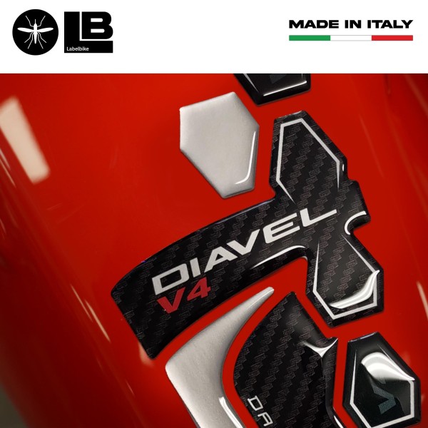 3D Adhesive Tank Guard Motorcycle compatible with Ducati Diavel v4 2023