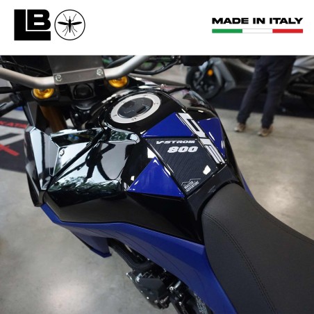 Protector depósito 3D adhesivo moto compatible con Suzuki V-Strom 800DE