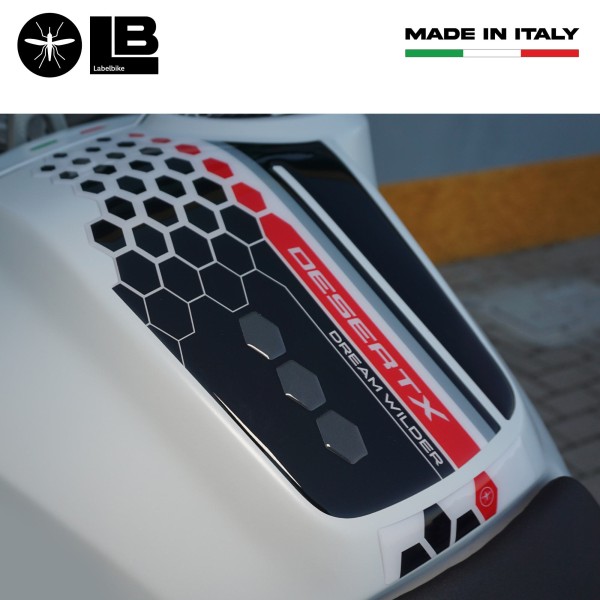 Adhesive 3D Tank Pad compatible with Ducati DesertX