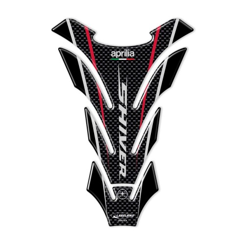 Adhesive 3D tank protector motorbike compatible Aprilia Shiver 2