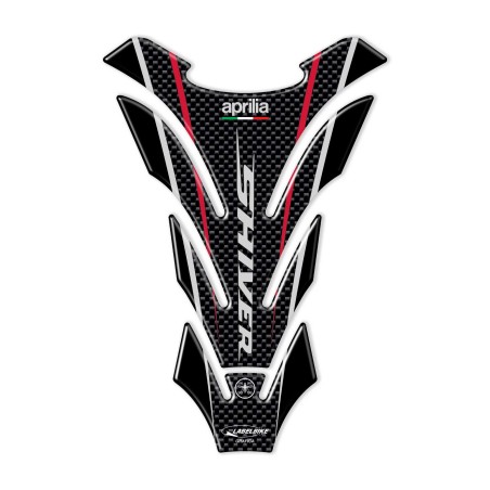 Adhesive 3D tank protector motorbike compatible Aprilia Shiver