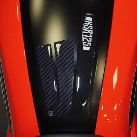 Protège réservoir 3D adhésif moto compatible avec Yamaha XSR125