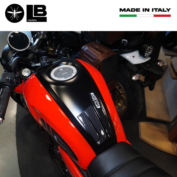Protège réservoir 3D adhésif moto compatible avec Yamaha XSR125