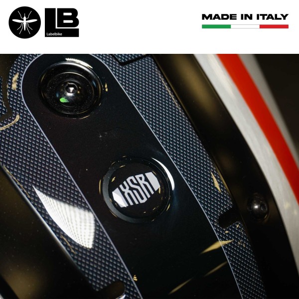 Paraserbatoio adesivo 3D Protezione serbatoio moto compatibile con Yamaha XSR700