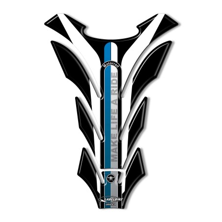 3D ADHESIVE TANK PROTECTION Resin-coated for BMW Bikes Black-White