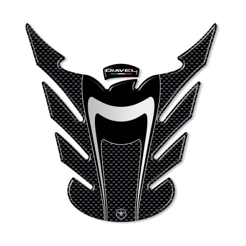 SURFACE ADHESIVE 3D RESINE CARBONE GEL compatible avec DUCATI DIAVEL MOTORBIKE