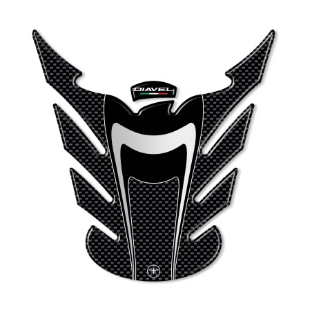 ADHESIVE 3D RESIN CARBON CARBON GEL SURFACE compatible for DUCATI DIAVEL MOTORBIKE