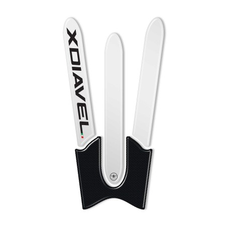 SUPERFICIE DE GEL DE CARBONO DE RESINA 3D ADHESIVO compatible para MOTO DUCATI XDIAVEL