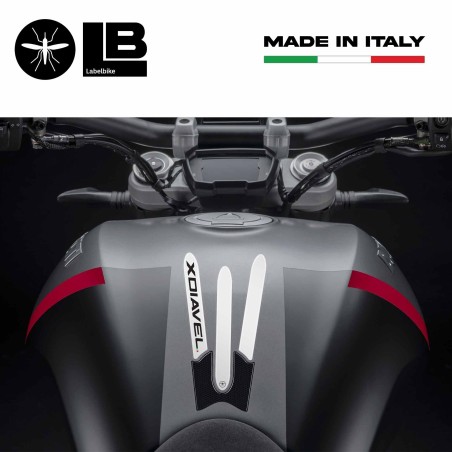 ADHESIVE 3D RESIN CARBON CARBON GEL SURFACE kompatibel für DUCATI XDIAVEL MOTORCYCLE