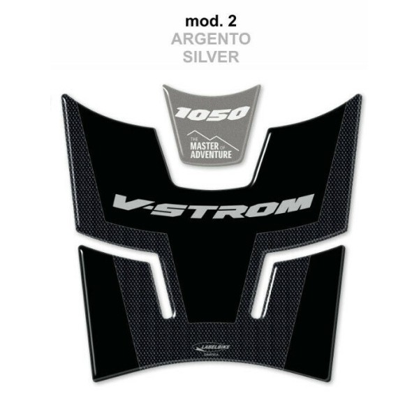 PARASERBATOIO ADESIVO 3D RESINA GEL per MOTO compatibile SUZUKI V-STROM 1050 
