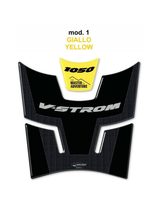 PARASERBATOIO ADESIVO 3D RESINA GEL per MOTO compatibile SUZUKI V-STROM 1050  2