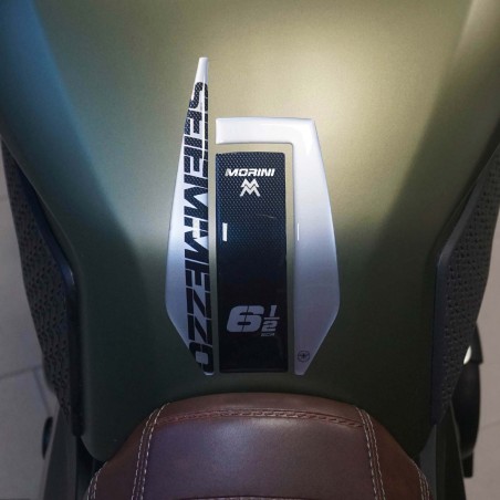 Paraserbatoio adesivo 3D serbatoio compatibile con Moto Morini SEIEMMEZZO SCR