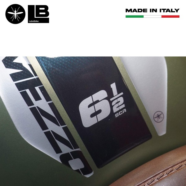 Paraserbatoio adesivo 3D serbatoio compatibile con Moto Morini SEIEMMEZZO SCR