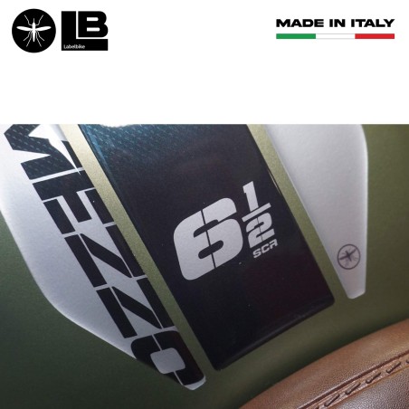 Paraserbatoio adesivo 3D serbatoio compatibile con Moto Morini SEIEMMEZZO SCR