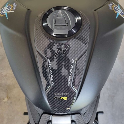 Selbstklebender 3D Tankschutz Motorrad kompatibel mit Mv Agusta Brutale 1000RR