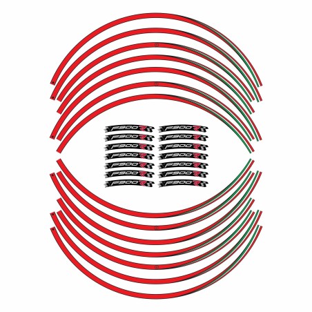 Kit de bandes adhésives moto compatibles BMW F900R stickers tuning roues 17' F900 R