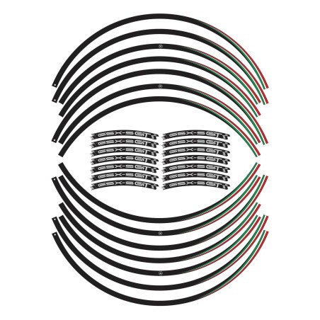 Klebestreifen-Kit für 17" Felgen passend für Suzuki GSXS 1000 GT