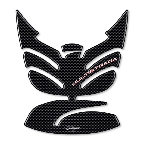 PARASERBATOIO 3D CARBON LOOK compatibile MOTO DUCATI MULTISTRADA 950 dal 2017