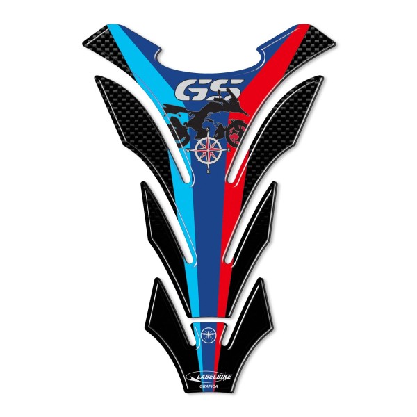 Paraserbatoio 3D Gel Protezione Serbatoio compatibile con Moto Bmw Anniversario