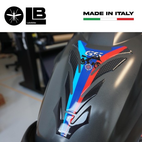 Paraserbatoio 3D Gel Protezione Serbatoio compatibile con Moto Bmw Anniversario