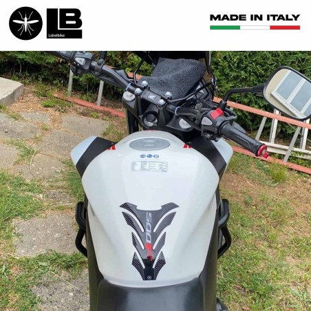 Paraserbatoio ADESIVO 3D compatibile per MOTO CB500F HONDA CB 500 F CB500 Carbon