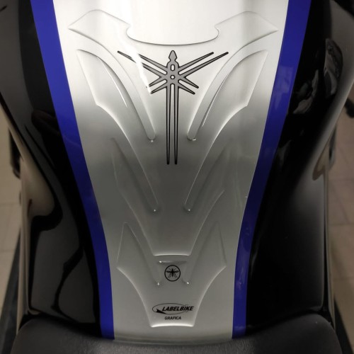 PARASERBATOIO ADESIVO gel trasparente 3D per SERBATOIO MOTO compatibile YAMAHA 