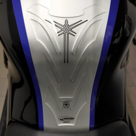 PARASERBATOIO ADESIVO gel trasparente 3D per SERBATOIO MOTO compatibile YAMAHA 