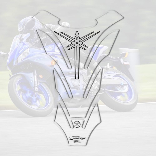 PARASERBATOIO ADESIVO gel trasparente 3D per SERBATOIO MOTO compatibile YAMAHA  2