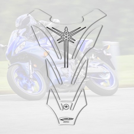 PARASERBATOIO ADESIVO gel trasparente 3D per SERBATOIO MOTO compatibile YAMAHA 